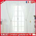 Star Print Tulle Curtains Window Drapes Sheer Purdah For Living Roomwhite