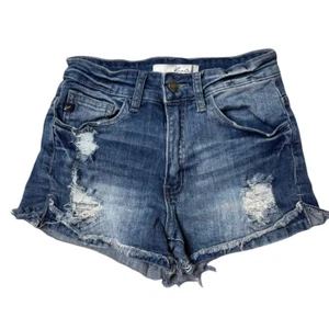 KanCan Distressed Denim Cutoff Jean Shorts Women's Sz 24 KC11205M - Picture 1 of 7