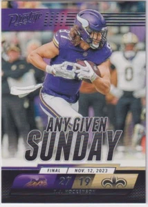 2024 Panini Prestige TJ Hockenson #AGS-THN Any Given Sunday - Picture 1 of 1