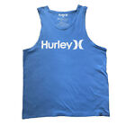 Hurley Mens Everyday Solid Tank T-Shirt Light Blue Medium