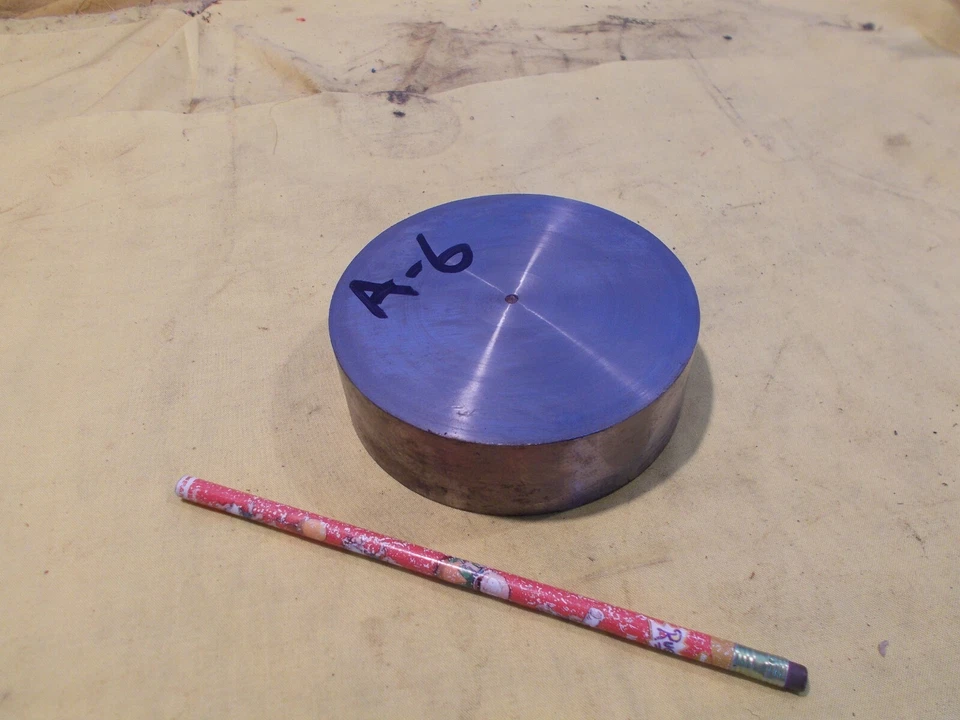 A-6 TOOL STEEL ROD machine mold die shop round bar stock A6 4 5/8" OD x 1 3/8"  - Image 1 of 1