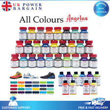 Angelus All Colours Acrylic Leather Paint 1oz / 4oz for Sneakers Shoe Boot Bags 