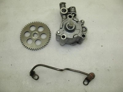 1986 年本田 XR600R XR 600 油泵 + GEAR + 油线管 + 好齿轮 - 很好 — 第 1/4 张图片
