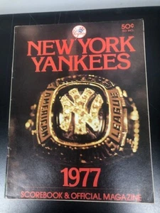 1977 Baltimore Orioles @ New York Yankees Scorebook Magazine Program - Picture 1 of 2