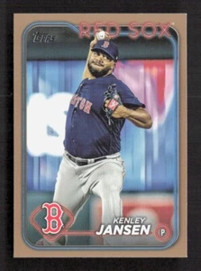 2024 Topps Series 1 Kenley Jansen #267 Gold Parallel /2024 - Picture 1 of 2