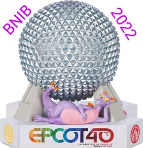*NEW* EPCOT 40TH Anniversary Spaceship Earth Figment LIGHT-UP Figurine Disney - Picture 1 of 4