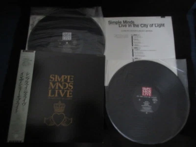 Simple Minds In The City of Light Japan Promo Vinyl LP OBI 20VB-1166 7 Jim Kerr - Image 1 of 4