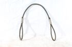 Old Steel Rope With Eyelets Loops Bow 83 1/16In L X 1 1/16In Ø