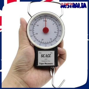 35KG Portable Mechanical Luggage Scale Travel Bag Baggage Weighing Weight Kg Lb - Picture 1 of 10