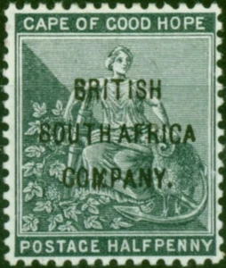 Rhodesia 1896 1/2d Grey-Black SG58 Fine MM - Picture 1 of 1