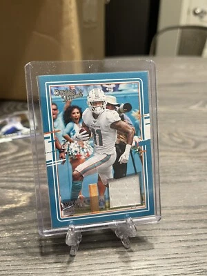 2020 Donruss Threads #25 DeVante Parker JERSEY Dolphins - Image 1 of 2