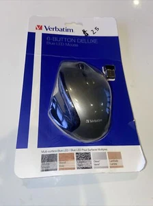 Verbatim Deluxe 98621 Wireless Blue LED Mouse Graphite VTM98621 - Picture 1 of 1