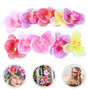 Flores artificiales tropicales de imitación para bebé con flor de hibisco simulada 10 piezas - Imagen 1 de 12