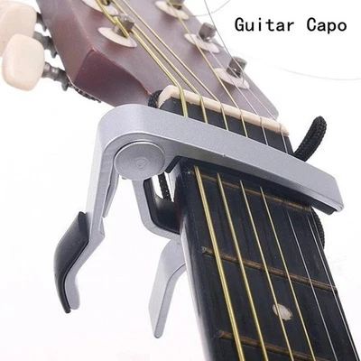 Acoustic Electric Guitar Quick Clamp Capo Ukulele Banjo Folk Mandolin Capotasto - Image 1 of 4