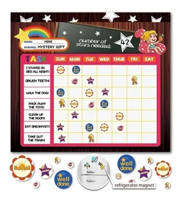 (2) New JNU Reward Chart for Multiple Kids... Over 200 Stickers... - Picture 1 of 4