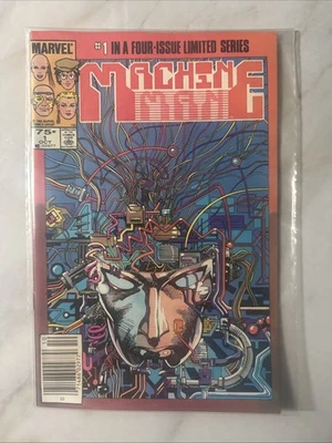 Marvel Machine Man #1-4 1984 Limited Mini Series Complete Marvel Comics - Image 1 of 4
