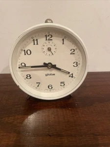Vintage Wecker - Globus voll funktionsfähig - Made in Germany - Bild 1 von 7