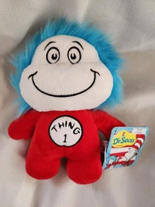 DR. SEUSS THING 1 und 2 DOPPELPUPPE PLÜSCH eine Puppe zwei Gesichter 9 Zoll Neu mit Etikett - Bild 1 von 6