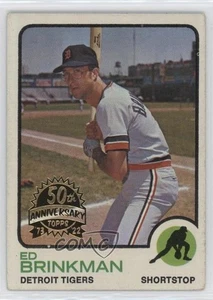 Topps Heritage 2022 1973 Topps 50 aniversario recompras estampadas Ed Brinkman #5 - Imagen 1 de 3
