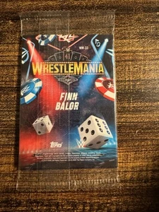 2025 Topps WWE World WrestleMania 41 Las Vegas esclusivo pacchetto di 5 carte 1 numerato - Foto 1 di 2