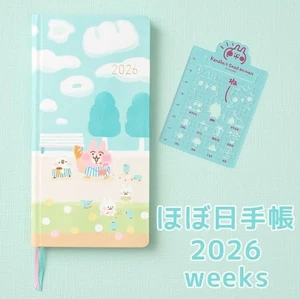 Hobonichi Techo weeks Japanese Kanahei Yurutto Store limited new 2026 PSL - Picture 1 of 8