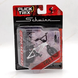 FLICK TRIX Miniature BMX Finger Bike White PREMIUM DeathTrap Toys Bicycle Gift - Picture 1 of 6