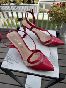 TACONES DE AGUJA UNISA CHAROL ROJO, TALLA 7,5 M, PRECIOSOS EXCELENTE ESTADO LIMPIO - Imagen 1 de 16