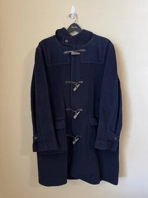 Sulka 100% Wool Toggle Coat Jacket Navy Blue 52 - Image 1 of 4