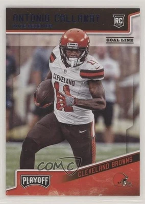 2018 Panini Playoff Rookies Goal Line Antonio Callaway #282 Rookie RC - Image 1 of 2