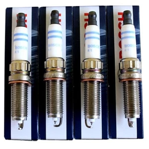 4 Bosch Zündkerzen FQR8DE für MB A W169 B W245 - Bild 1 von 7