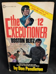 The Executioner Don Pendleton MACK BOLAN PB#12 April.1978 10th Pt. Boston Blitz - Picture 1 of 4