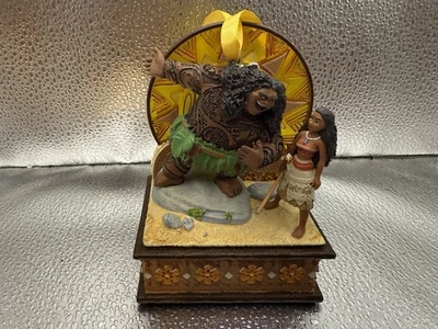 2020 Disney Store MAUI AND MOANA Singing Living Magic Sketchbook Ornament New - Image 1 of 4