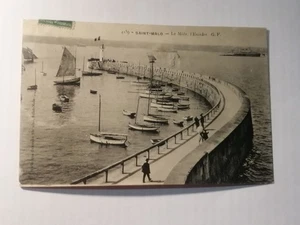 CPA 35 SAINT-MALO - Le Môle - L'Escadre - Imagen 1 de 2
