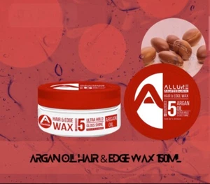 Hair And Edge Wax, 150ml - Argon Oil - Better Than Gummy - NO WHITE RESIDUE - Picture 1 of 2