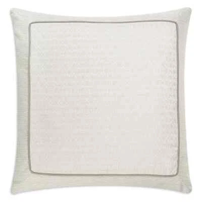 Waterford Andria Euro Pillow Sham 26in x 26in Taupe Zipper Closure - Image 1 of 4