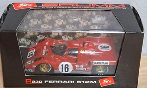 BRUMM   1/43 SCALE FERRARI 512M SCUDERIA DAVID PIPER LE MANS 1971 # 16 - Picture 1 of 3
