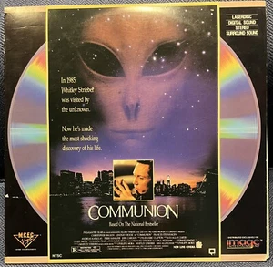 Communion Laserdisc Christopher Walken Eric Clapton 1989 CLV WS EP Mint Disc - Picture 1 of 4
