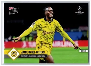 2023 TOPPS NOW 67 Jamie Bynde-Gittens 1st Champion League Goal Borussia Dortmund - Picture 1 of 2