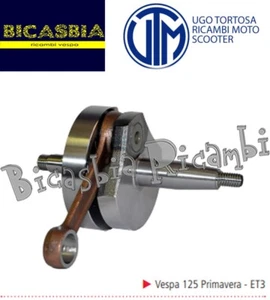 19726 ALBERO MOTORE TORTOSA TIPO ORIGINALE CONO 19 VESPA 125 ET3 PRIMAVERA PK S - Picture 1 of 1