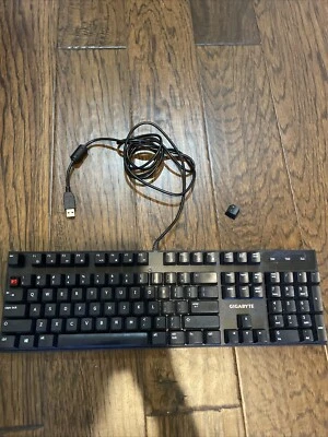 GIGABYTE FORCE K83 Mechanical Gaming Keyboard - Black Tested Used - Image 1 of 4