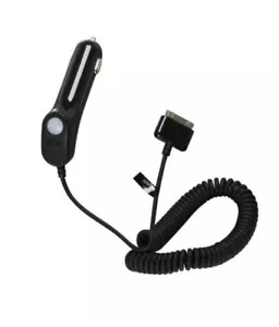 OEM AT&T Lightning Car Charger w/ Extra USB Port for Apple iPhone MFi-Certified - Picture 1 of 5
