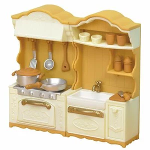 Sylvanian Families KA-420 Kitchen Stove Sink Set - Epoch - Picture 1 of 4