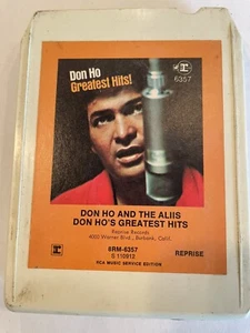 8 Track Tape DON HO AND THE ALIIS - GREATEST HITS - Imagen 1 de 3