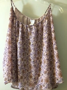 H&M Sleeveless Camisole Blouse  Juniors size 12 Peach, Purple, Orange - Picture 1 of 2