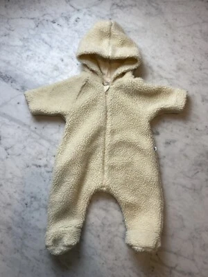 Petit Bateau - Pagliaccetto inverno bimbo 3 Mesi - Con cappuccio e piedi chiuso - Imagen 1 de 4