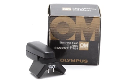 Conector automático Olympus OM TTL tipo 4 casi nuevo con caja #45196 Foto 1 de 4