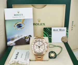 ROLEX - 18kt Rose Gold Daytona Ivory Index Dial - Everose 116505 - SANT BLANC - Picture 1 of 7