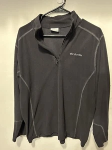 Columbia Pine Ridge Fleecepullover Half Zip Herren Medium Sweatshirt schwarz - Bild 1 von 6