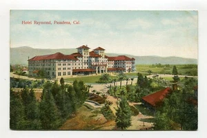 Vintage Postcard PASADENA CA Hotel Raymond from Central Park  - Picture 1 of 2
