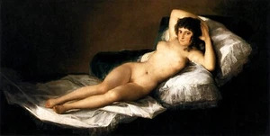 La nuda Maja di Francisco Goya Old Masters stampa fine art rinascimentale 8x16 - Foto 1 di 1